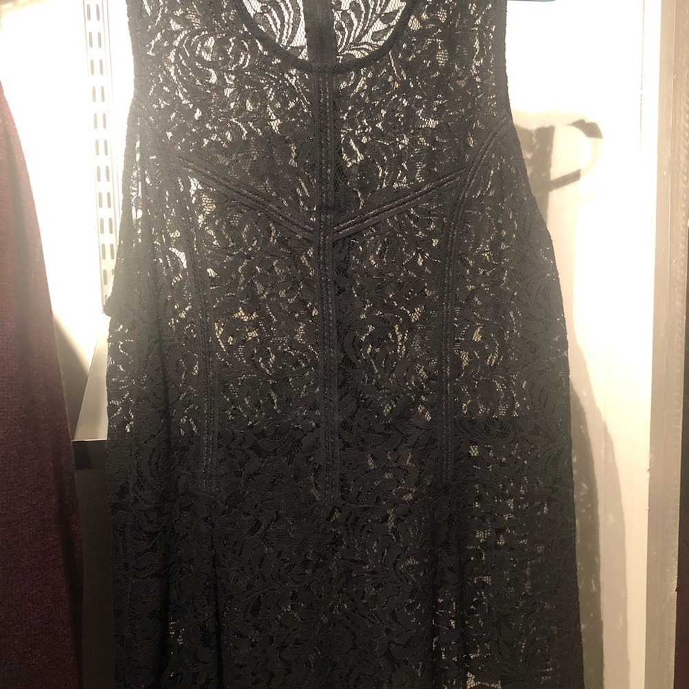 Lace Peplum Tank Top